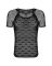 Мужская полупрозрачная футболка с орнаментом Obsessive T102 T-shirt S/M/L, черная
