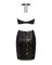 Платье под змеиную кожу Obsessive Vivianty dress XS/S, черное