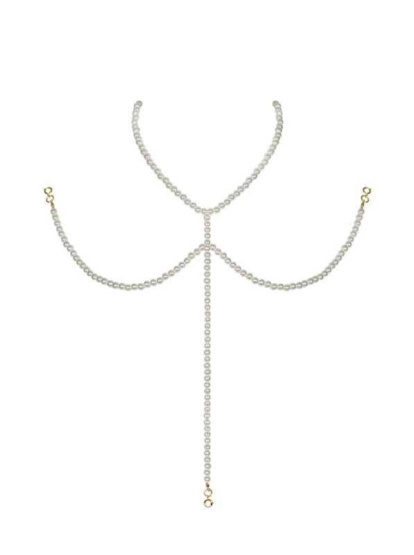 (SALE) Ожерелье под жемчуг на декольте Obsessive A757 necklace pearl