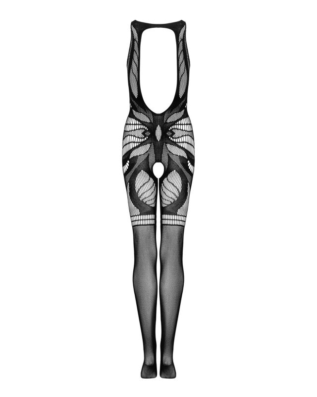 (SALE) Сетчатый бодистокинг без рукавов Obsessive Bodystocking G331 S/M/L, black, с доступом