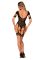 (SALE) Нейлоновый бодистокинг с имитацией гартер Obsessive Bodystocking G334 S/M/L, black, с доступом