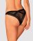(SALE) Кружевные трусики с заниженной талией Obsessive Estiqua panties XS/S, black