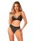 Комплект белья Obsessive Natilya 2-pcs set XS/S, black, бюстгальтер, трусики