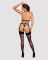 (SALE) Портупея на грудь Obsessive A740 harness black O/S, искусственная кожа