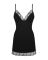 Сорочка и трусики Obsessive Bella Rou chemise & thong XS/S