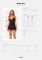 Сорочка и трусики Obsessive Bella Rou chemise & thong XS/S
