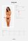 Прозрачные стринги с кружевом Obsessive Celia Noir thong XL/2XL