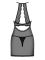Прозрачная сорочка с открытой грудью Obsessive Pearlove chemise & thong black S/M, трусики