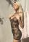 Ажурное платье-сетка Leg Avenue Lace mini dress with cut-outs Black, one size