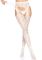 Ажурные колготки с сердечками Leg Avenue Heart White, one size, имитация чулок