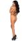 Эротический комплект со стразами Leg Avenue Catch Me Rhinestone set, трусики и бра, one size