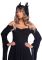Повязка на голову с крыльями Leg Avenue Feather headband Black, перья и натуральная кожа