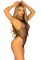 Боди-сетка Leg Avenue Net snap crotch tank bodysuit Black, One Size