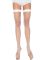 Чулки-сетка Leg Avenue Fishnet Thigh Highs One size, White, мелкая сетка