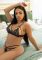 Эротический комплект со стрепами и стразами Leg Avenue Ready Or Not S Black, бра + стринги