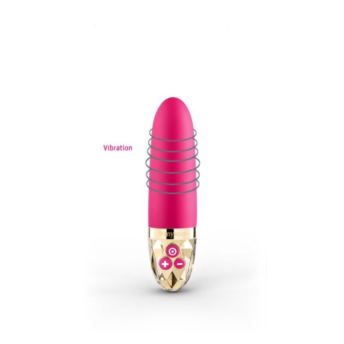 Вибратор Mystim Sleak Freak Pink, 8 режимов, внутренняя и внешняя стимуляция