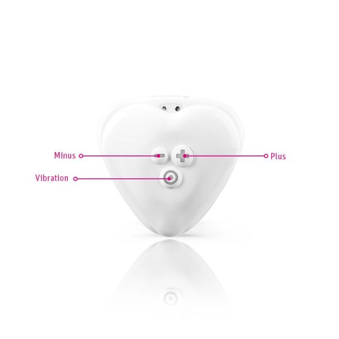 Вибратор для клитора Mystim Heart?s Desire White, 8 режимов, очень мощный