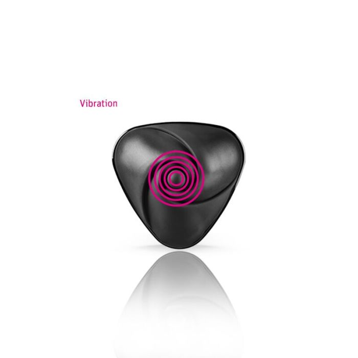 Вибратор для клитора с электростимуляцией Mystim Heart?s Desire Black Edition