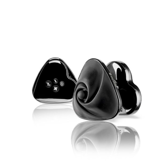 Вибратор для клитора с электростимуляцией Mystim Heart?s Desire Black Edition