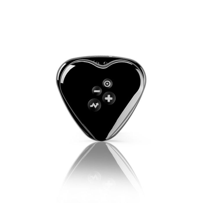 Вибратор для клитора с электростимуляцией Mystim Heart?s Desire Black Edition