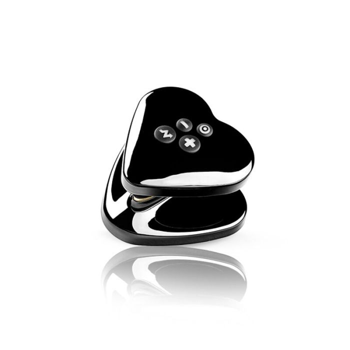 Вибратор для клитора с электростимуляцией Mystim Heart?s Desire Black Edition