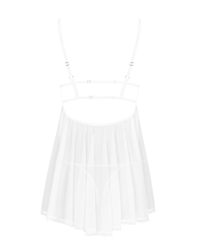 (SALE) Пеньюар и трусики Obsessive Heavenlly babydoll & thong XS/S