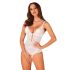 Эротическое полупрозрачное боди Obsessive Heavenlly crotchless teddy XL/2XL, с доступом