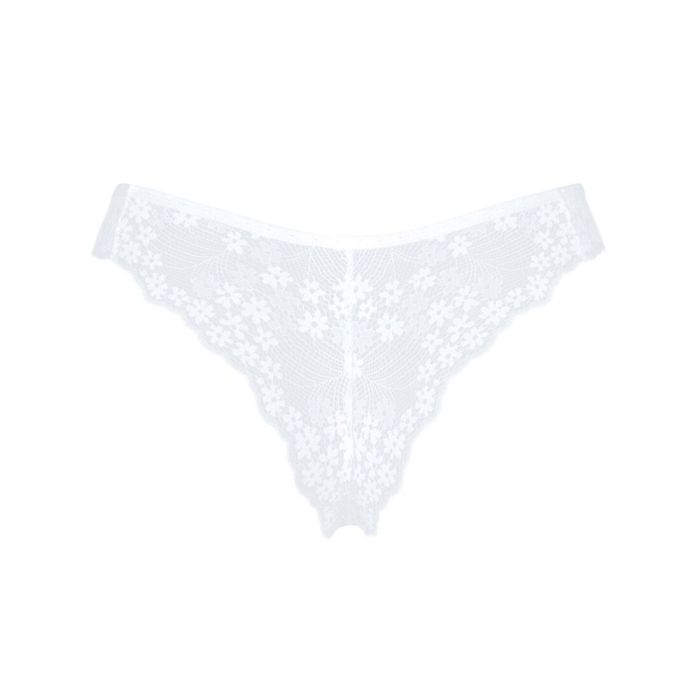 Полупрозрачные трусики Obsessive Heavenlly panties XL/2XL, открытые ягодицы