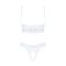 Эротический комплект Obsessive Heavenlly 2-pcs cupless set M/L, открытая грудь, с доступом