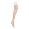 Чулки Obsessive Heavenlly stockings M/L, широкая резинка