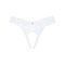 Кружевные танга Obsessive Heavenlly crotchless thong XS/S, с доступом
