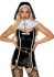 (SALE) Leg Avenue Vinyl Sinful Sister XS Black