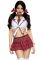 (SALE) Leg Avenue Miss Prep School XS Red