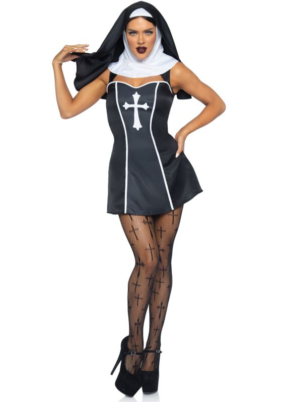 (SALE) Leg Avenue Naughty Nun M