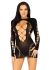 (SALE) Leg Avenue Long sleeve cut out mini dress Black O/S