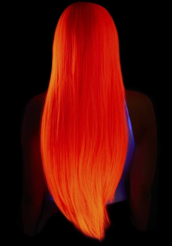 Парик Leg Avenue 33" Long straight center part wig neon pink