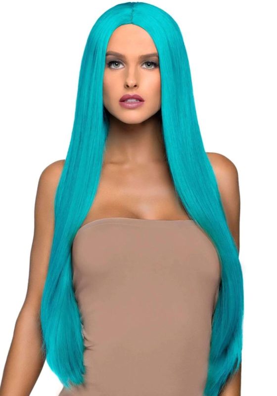 Парик Leg Avenue 33" Long straight center part wig turquoise