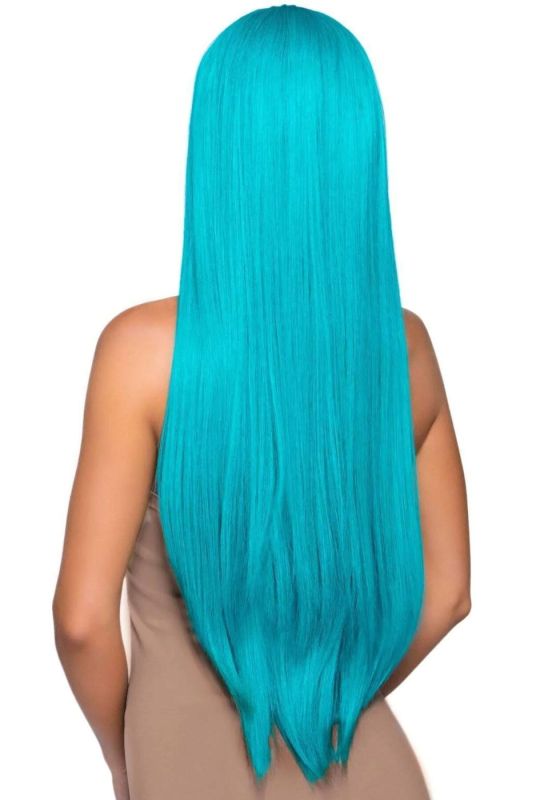 Парик Leg Avenue 33" Long straight center part wig turquoise