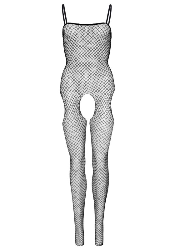 Бодистокинг Leg Avenue Suspender Bodystocking One size Black, крупная сетка, доступ