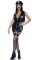 Виниловый костюм полицейской Leg Avenue Vinyl Naughty Cop Black M, платье, фуражка, наручники