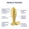 Анальная смарт-пробка с вибрацией Satisfyer Intensity Plug Gold