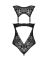 (SALE) Кружевное боди Obsessive Donna Dream crotchless teddy M/L Black, открытый доступ