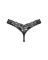 Кружевные стринги Obsessive Donna Dream thong XL/2XL Black, низкая посадка