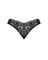 Кружевные стринги Obsessive Donna Dream crotchless thong M/L Black, открытый доступ