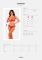 Комплект белья Obsessive Lacelove cupless 2-pcs set M/L Red, открытый доступ, открытая грудь