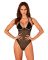 Прозрачное боди Obsessive Selinne teddy XS/S Black, мелкая сетка, двойные бретели