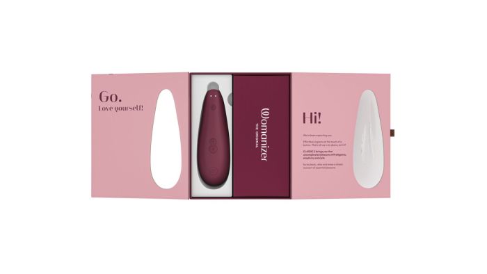 Вакуумный клиторальный стимулятор Womanizer Classic 2 – Bordeaux