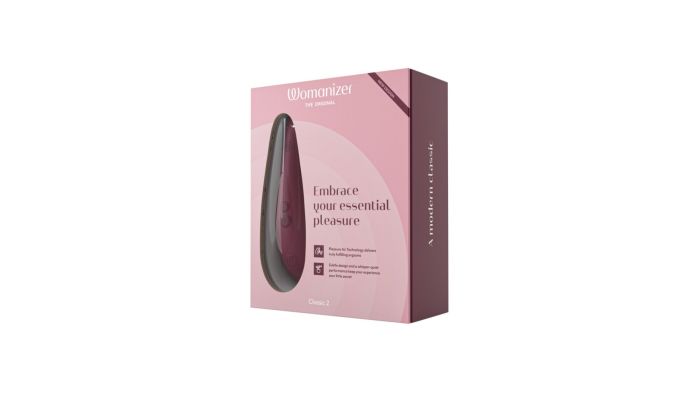 Вакуумный клиторальный стимулятор Womanizer Classic 2 – Bordeaux
