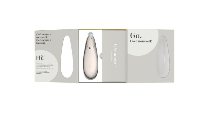 Вакуумный клиторальный стимулятор Womanizer Premium 2 – Grey