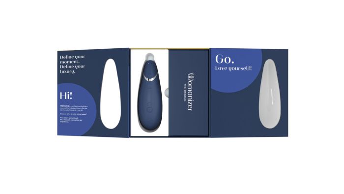 Вакуумный клиторальный стимулятор Womanizer Premium 2 – Blueberry